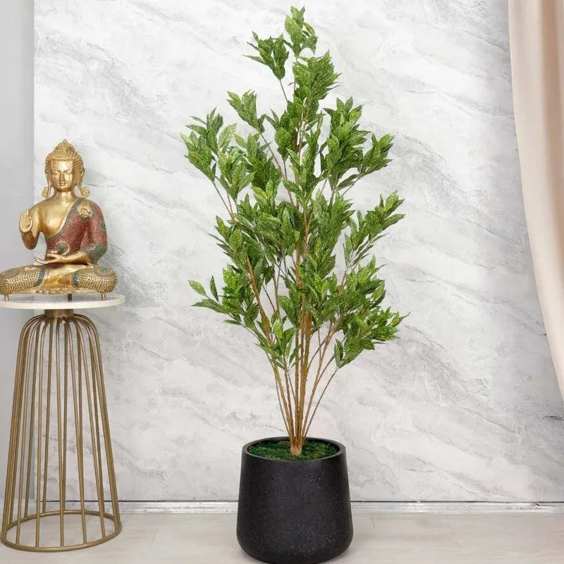 Artificial Gy Croton Leaf Plant Without Pot - 4.9 Feet media 3