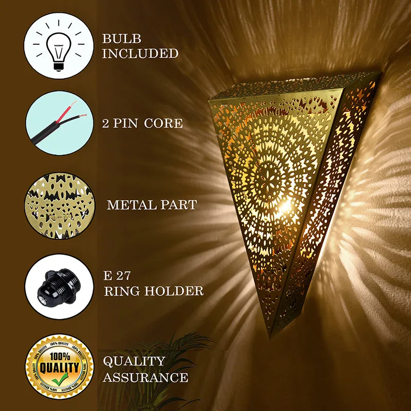 Orna Wedge Metal Wall Lamp media 4