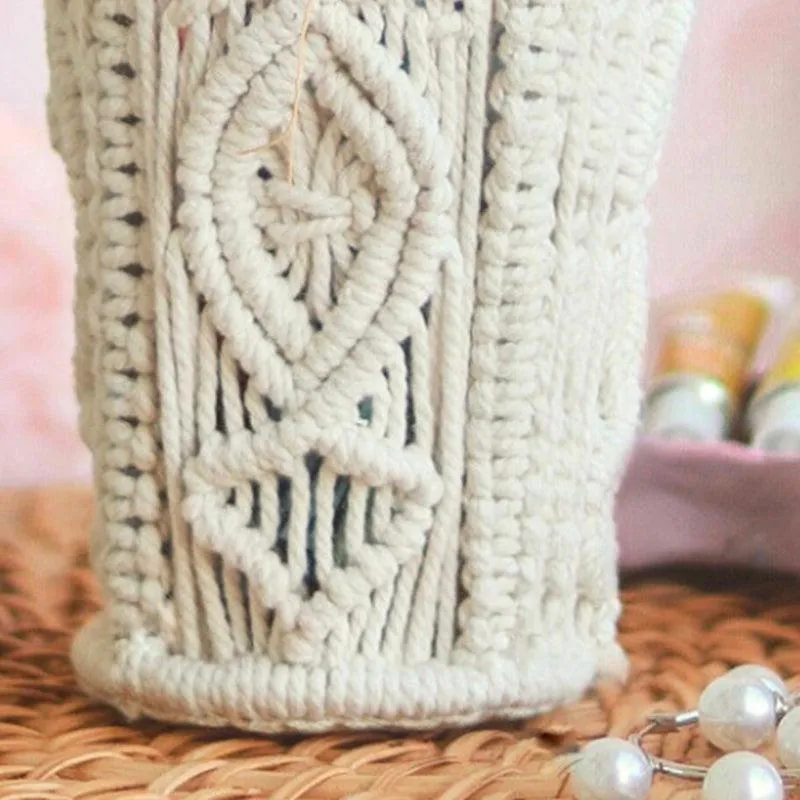 Ajra Boho Macrame Stationary Holder media 4