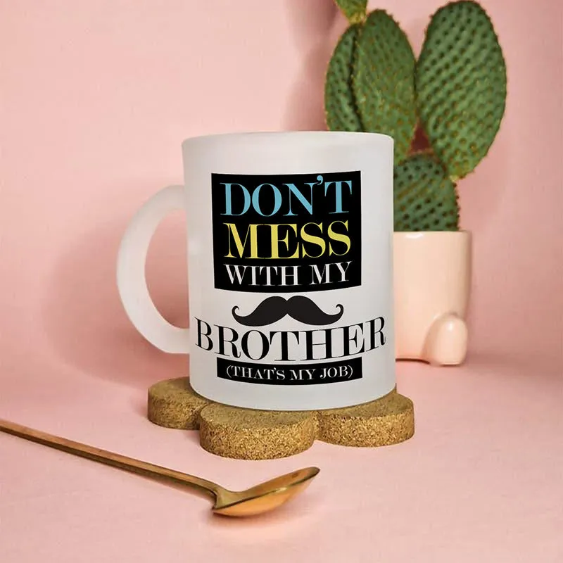 Dont Glass Coffee Mug (330 mL) media 1