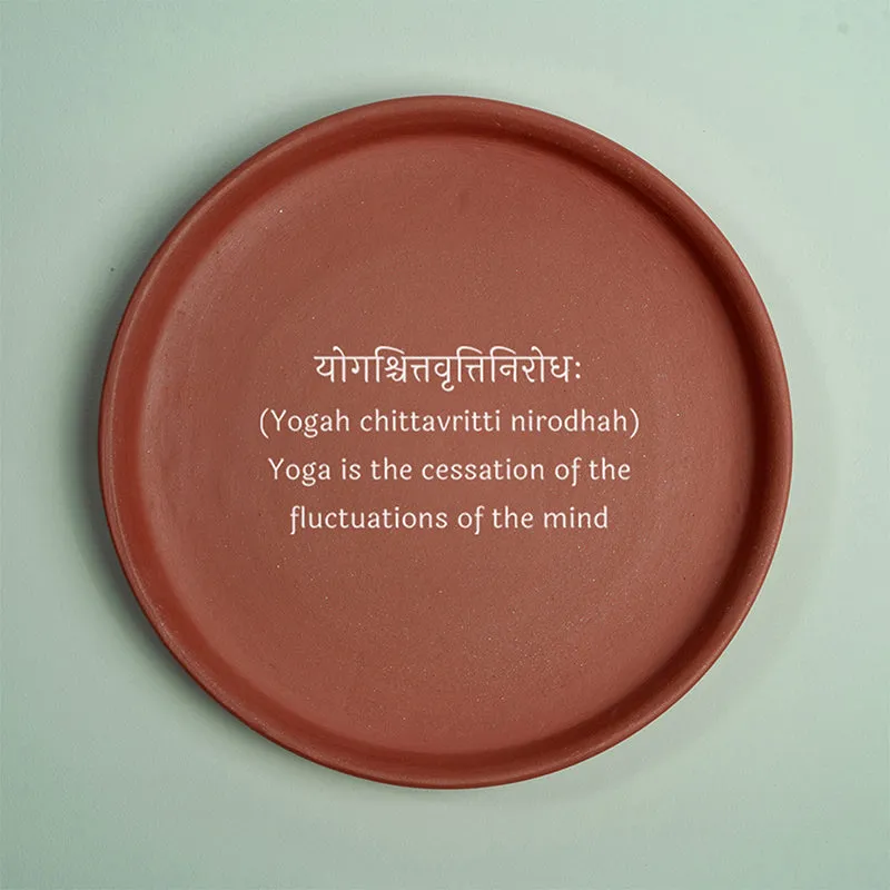 Yogah Terracotta Wall Plate media 3