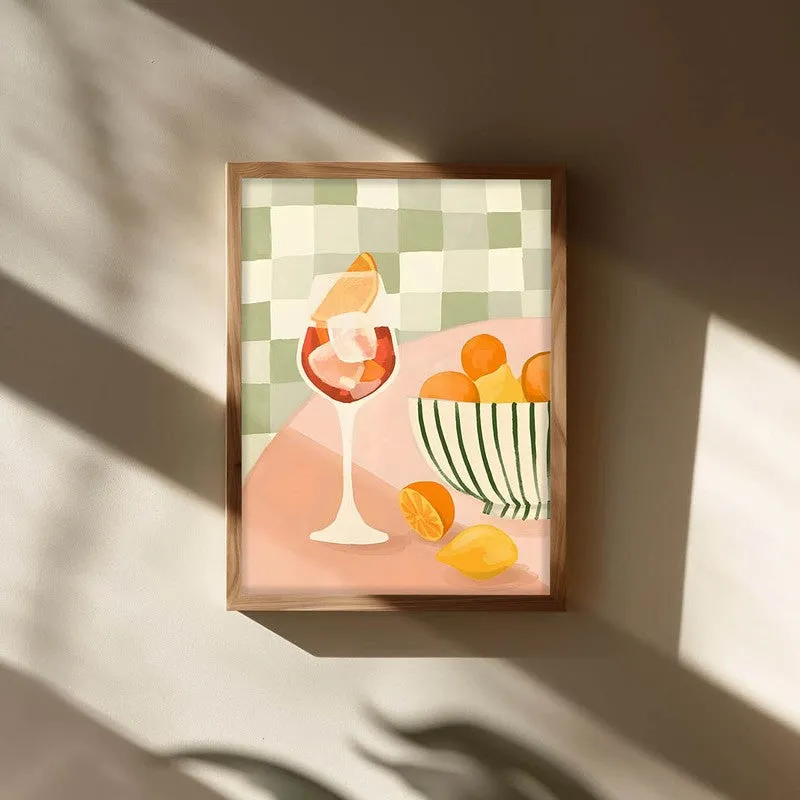 GeometricSip Archival Canvas Wall Art - Brown media 3