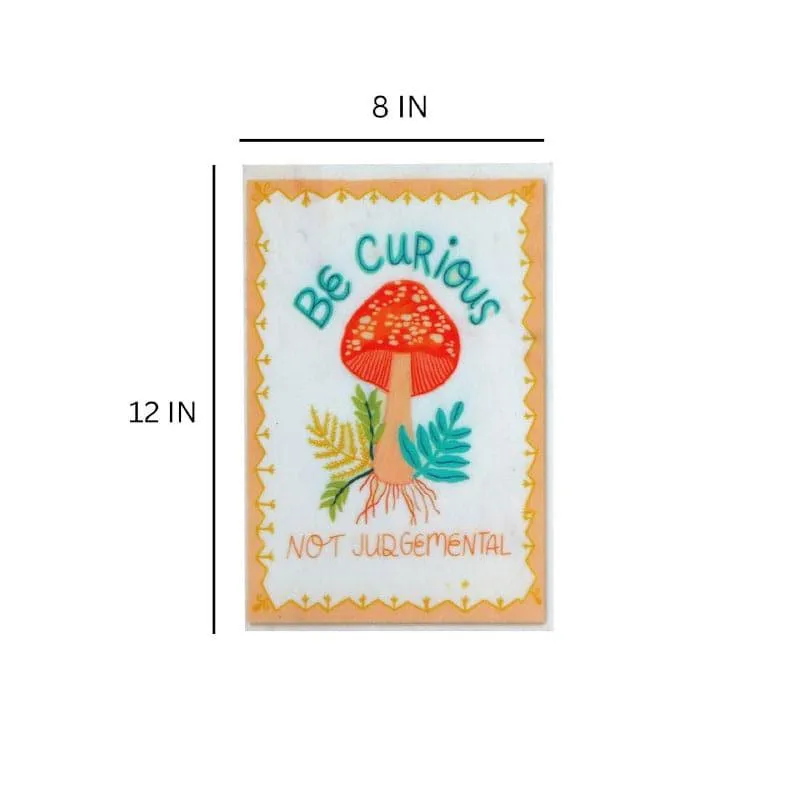 Be Curious Mushroom Marble Wall Accent media 5