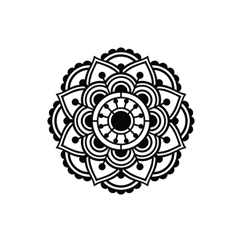 Nelsa Mandala Black Iron Wall Accent media 5