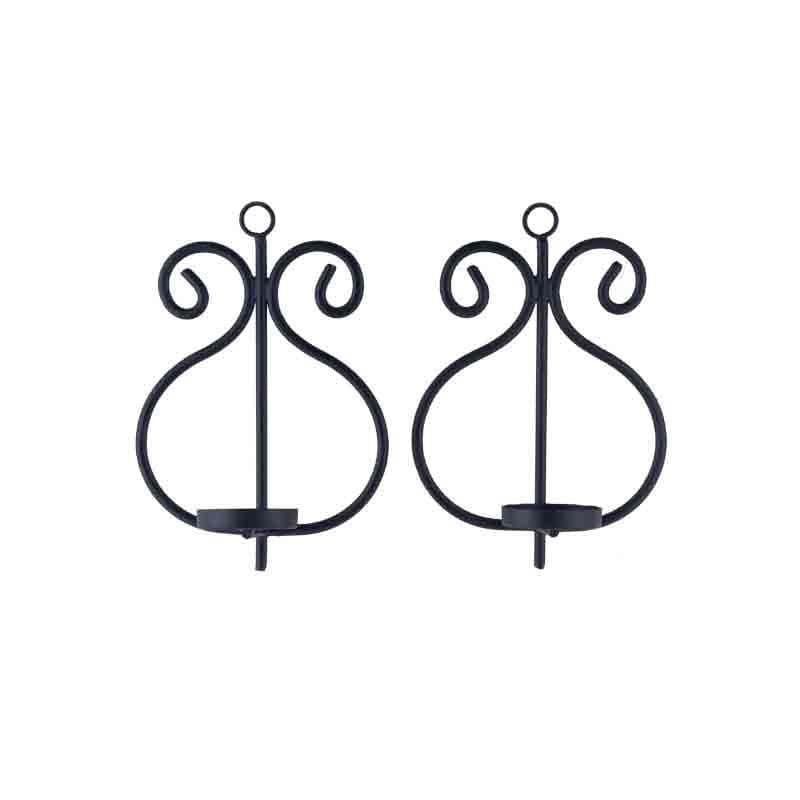 Aureate Candle Holder - Black - Set Of Two media 6