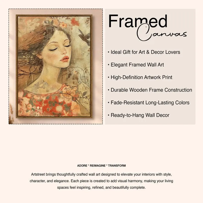 Vector Vogue Canvas Wall Art With Frame media 6