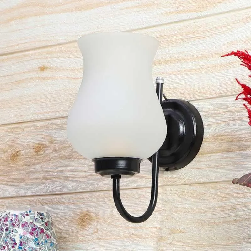 Classic Retro Glass & Metal Wall Lamp media 3