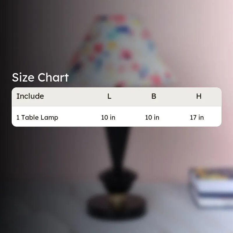 Luna Borealis Hydra Printed Iron Table Lamp - Multicolor media 5
