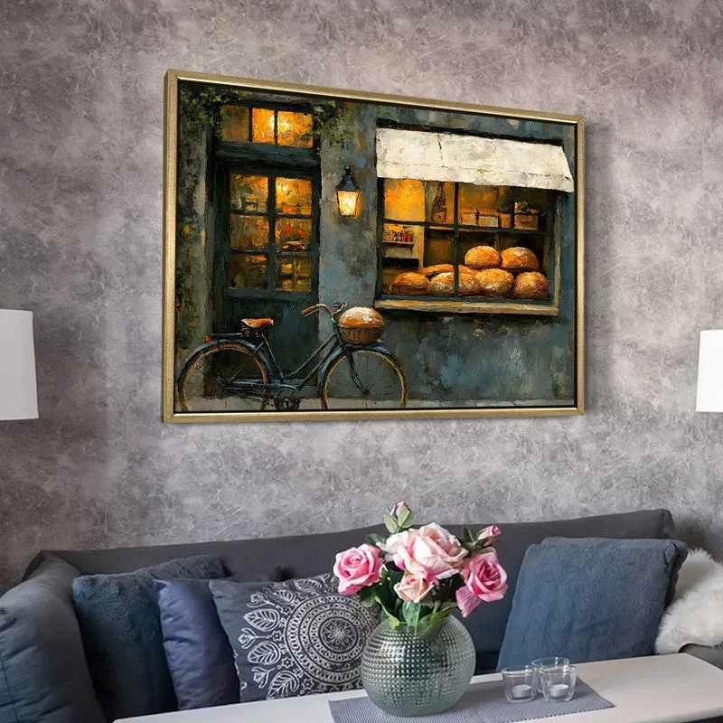 Fresh Loaves Canvas Wall Painting With Frame media 6