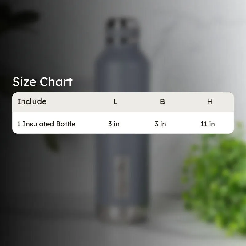 Bristo Sip Hot & Cold Thermos Water Bottle (Grey) - 750 mL media 6