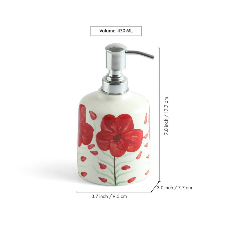Scarlet Bloom Bathroom Set - Three Piece Set media 5