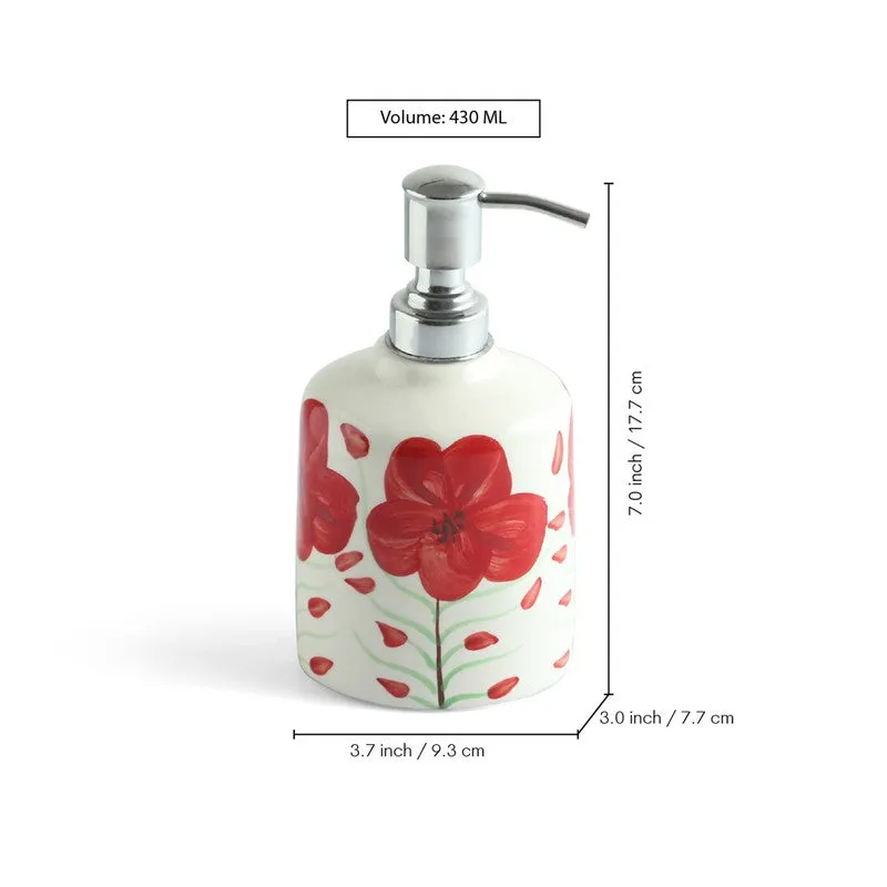 Scarlet Bloom Bathroom Set - Three Piece Set media 5