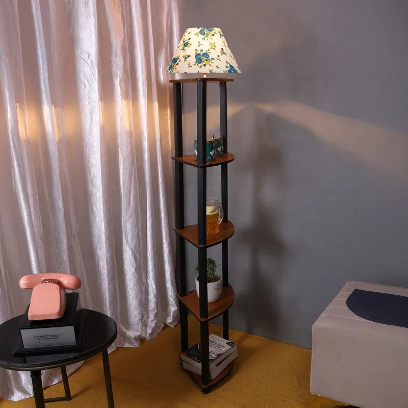 Opulent Beam Floor Lamp (Floral) media 4