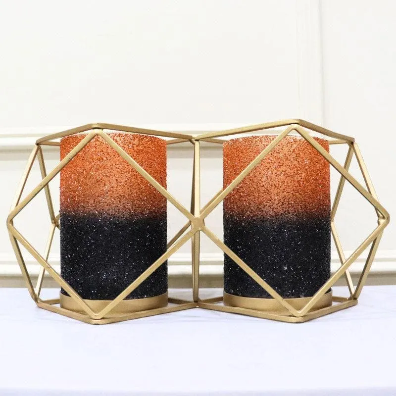 Suzette Double Votive - Orange media 4