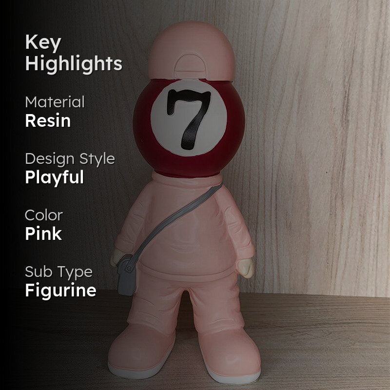 Billiards Ball 7 Resin Showpiece media 2