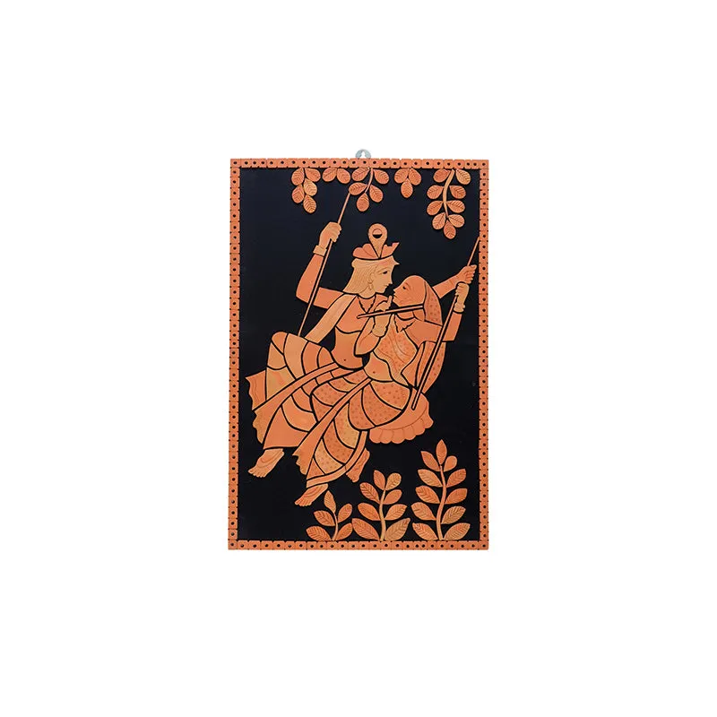 Jhulan Embrace Terracotta Wall Art media 3