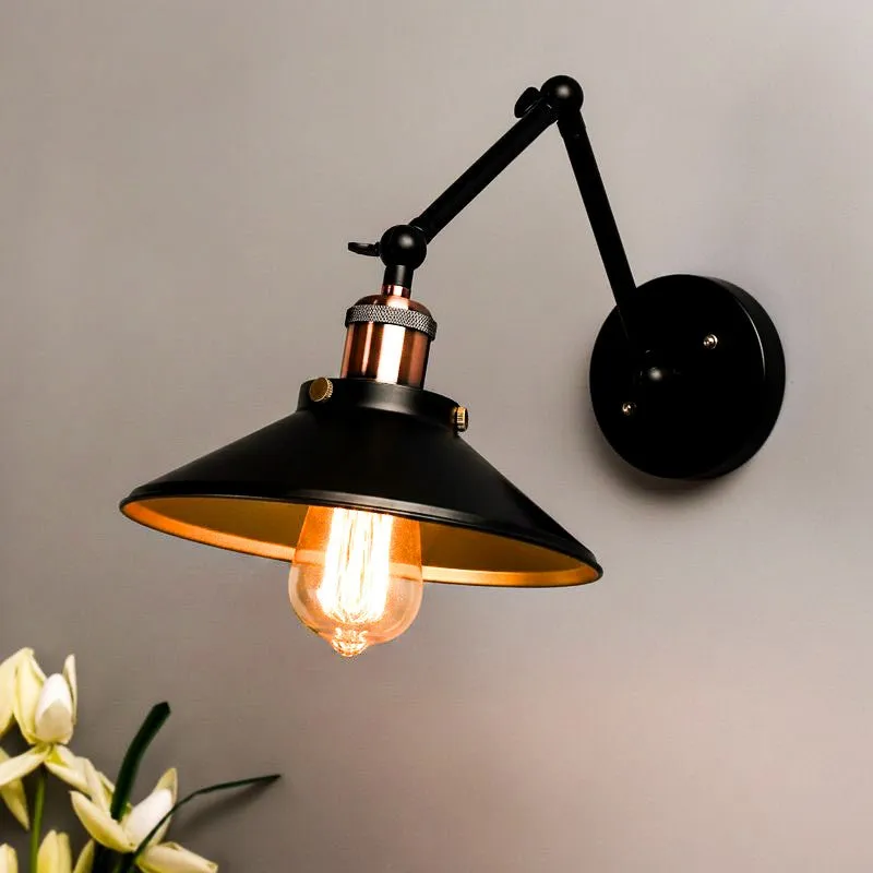 Eleni Cone Metal Wall Lamp - Copper media 1