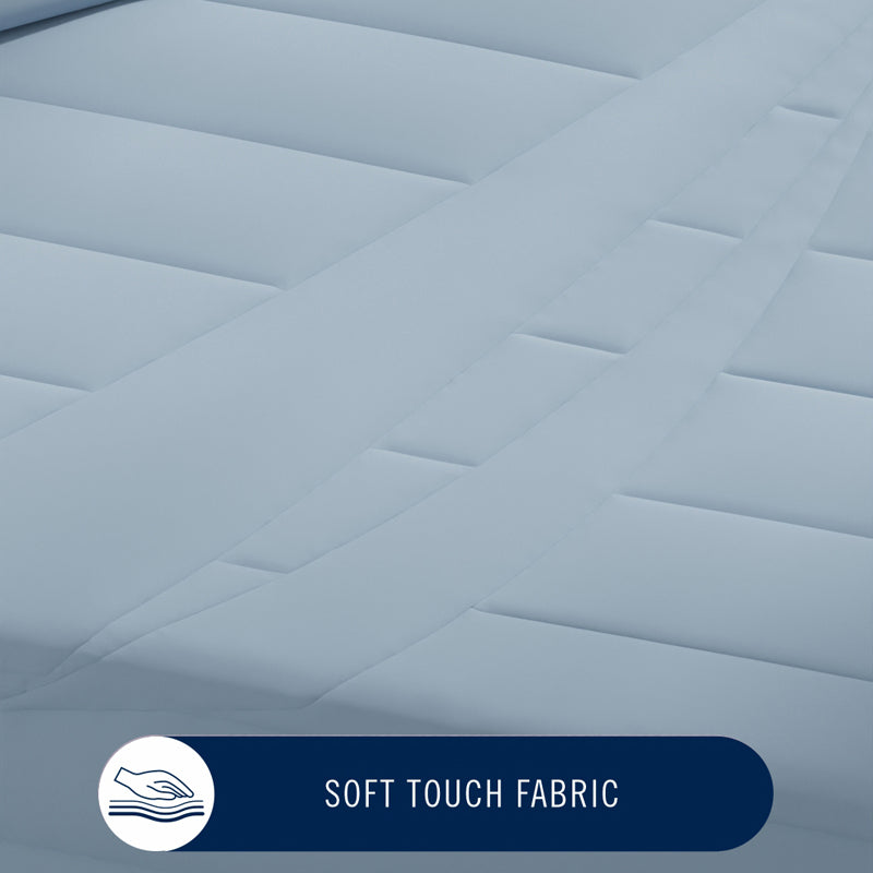 Nautica Ciel Luxe Comforter (Light Blue) - 110 GSM media 5