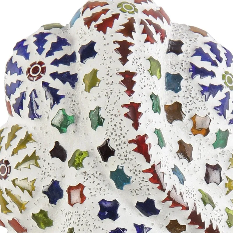 Mangalam Ganesha Glass Wall Lamp - Multicolor media 7