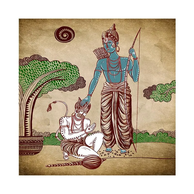 Bhagavad Gita Poly Canvas Wall Painting media 4