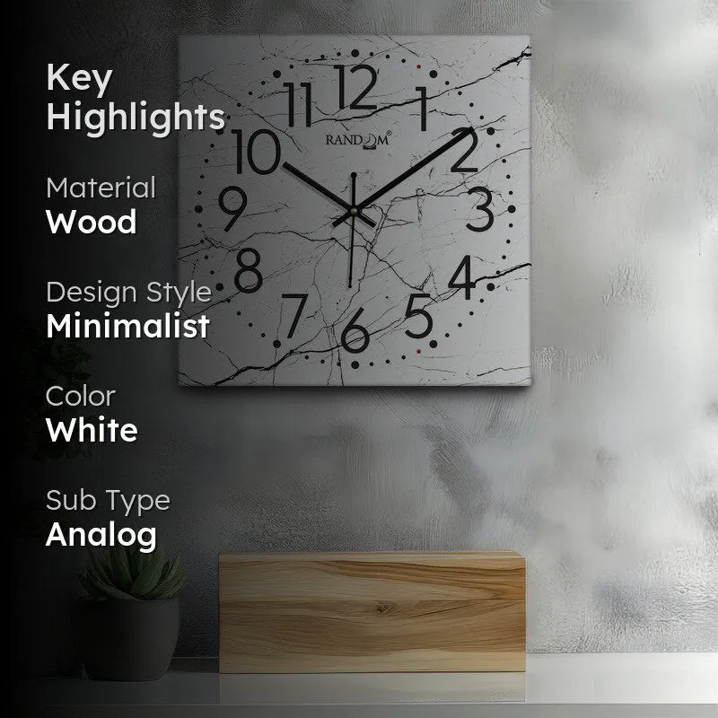 Zelora Analog Wall Clock - White media 2