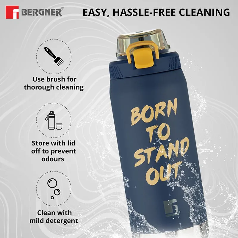 Bergner Voss Double Walled Hot & Cold Flask (Dark Blue) - 1100 mL media 4