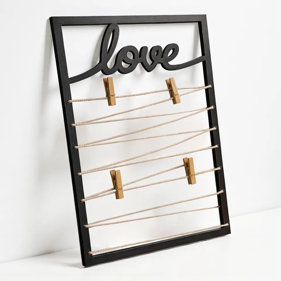 LoveThread MDF Photo Frame - Black media 6