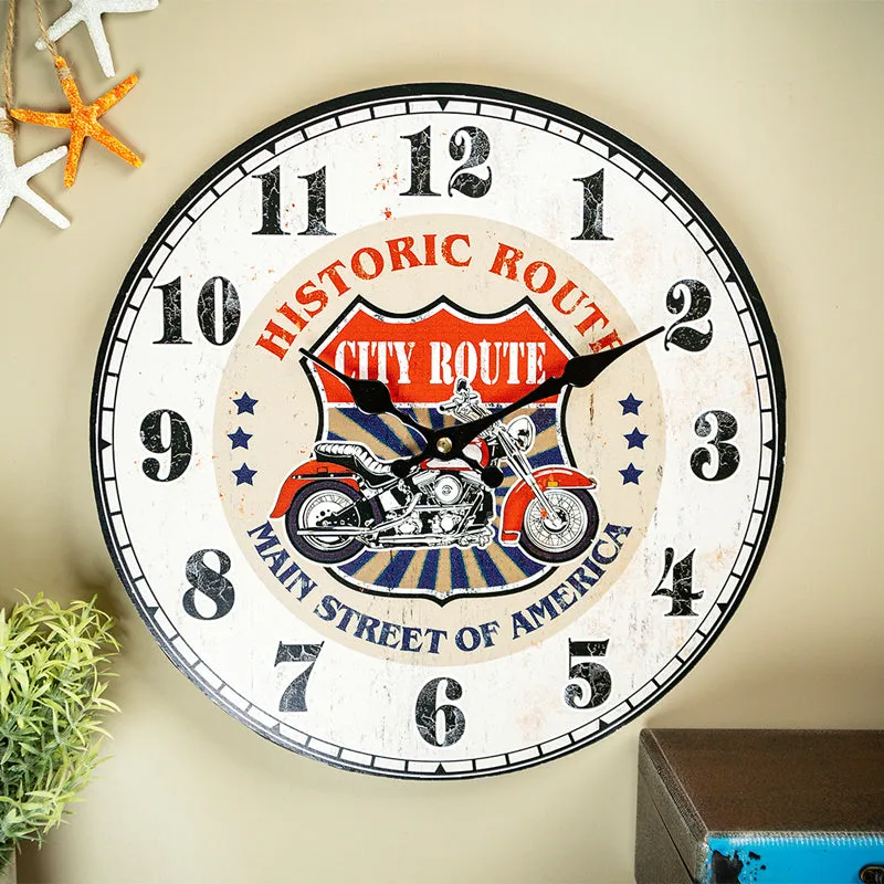 City Route Analog Wall Clock media 1