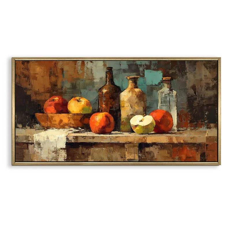 Autumn Harvest Canvas Wall Painting With Frame media 3