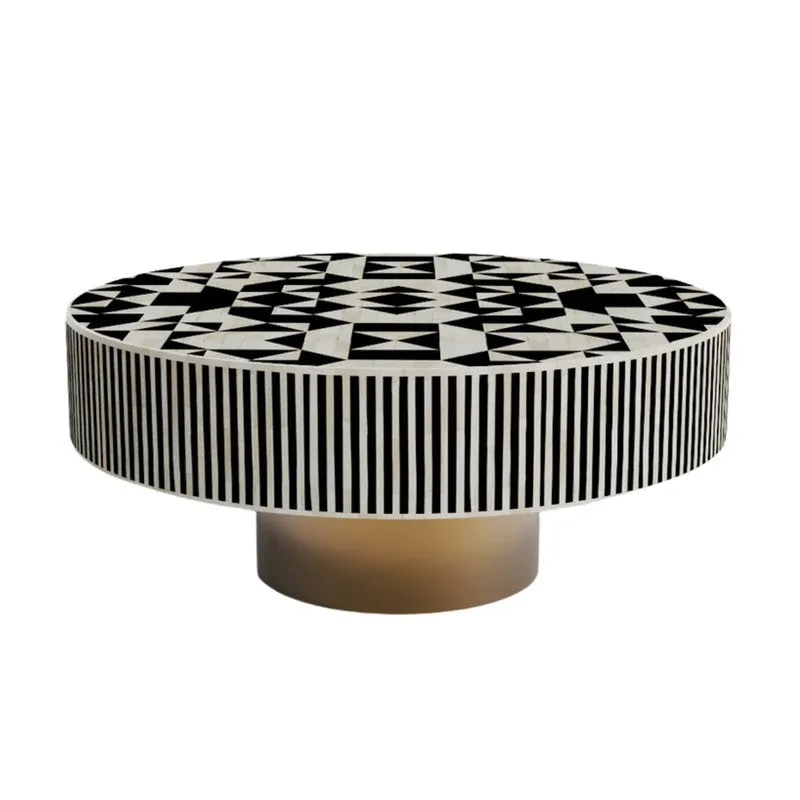 Forma Bone Inlay Center Table - Black media 3