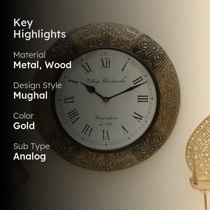 Lustrous Hour Analog Wall Clock media 2