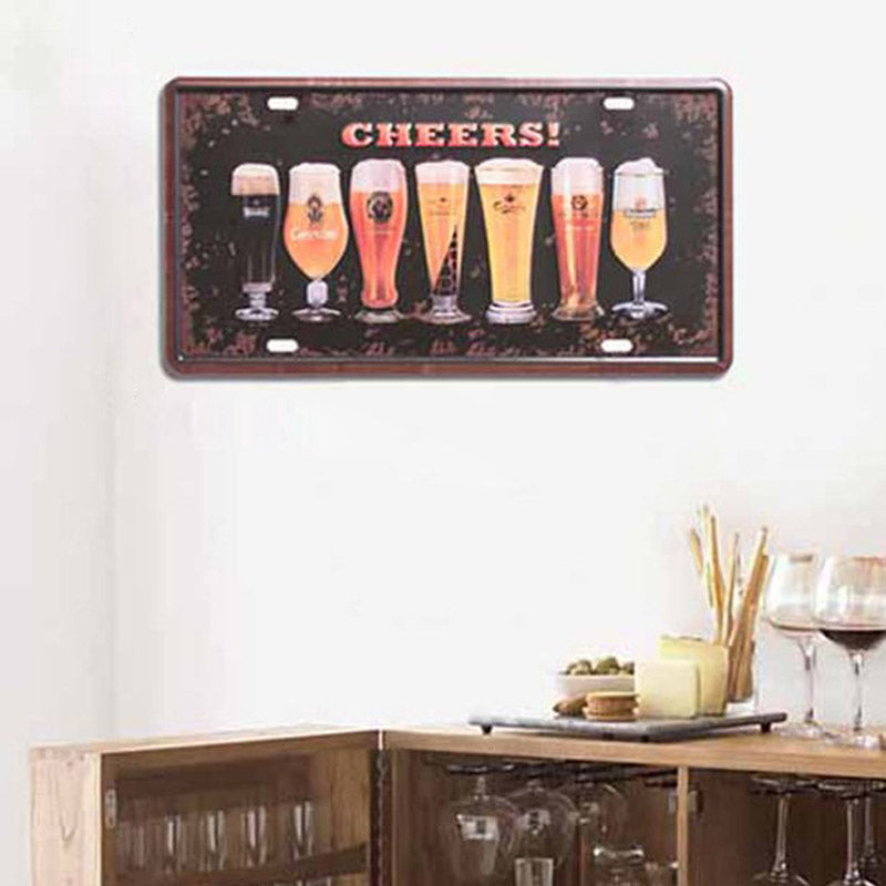 Nike Cheers Fizz Retro Metal Wall Accent