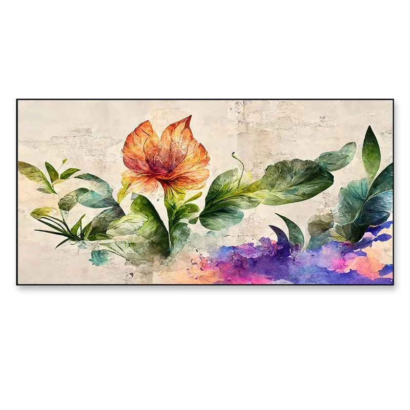Cambree Floral Wall Painting With Frame media 4