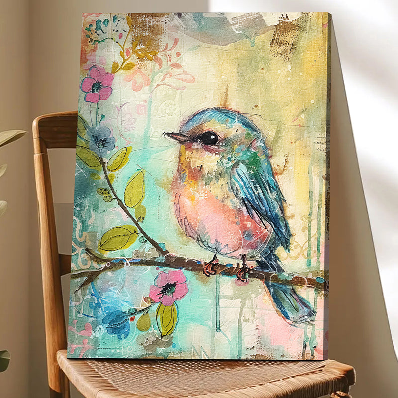 Whimiscal Bird I Wall Art media 4