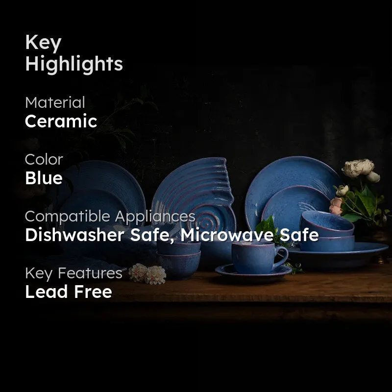 Periela Handmade Dinner Set - 20 Piece Set media 2