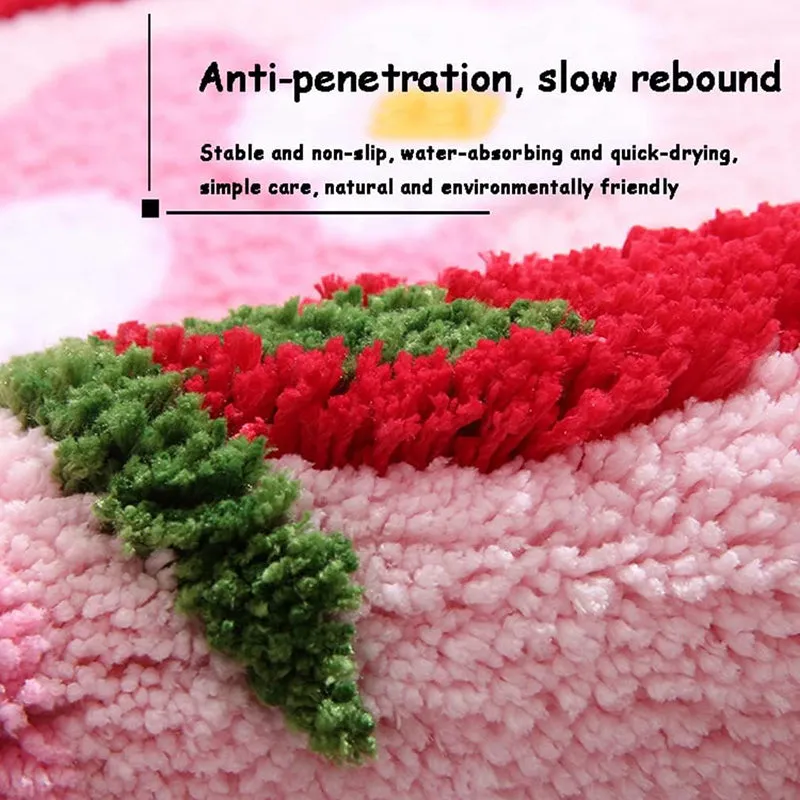 Strawberry Stride Bathmat media 6