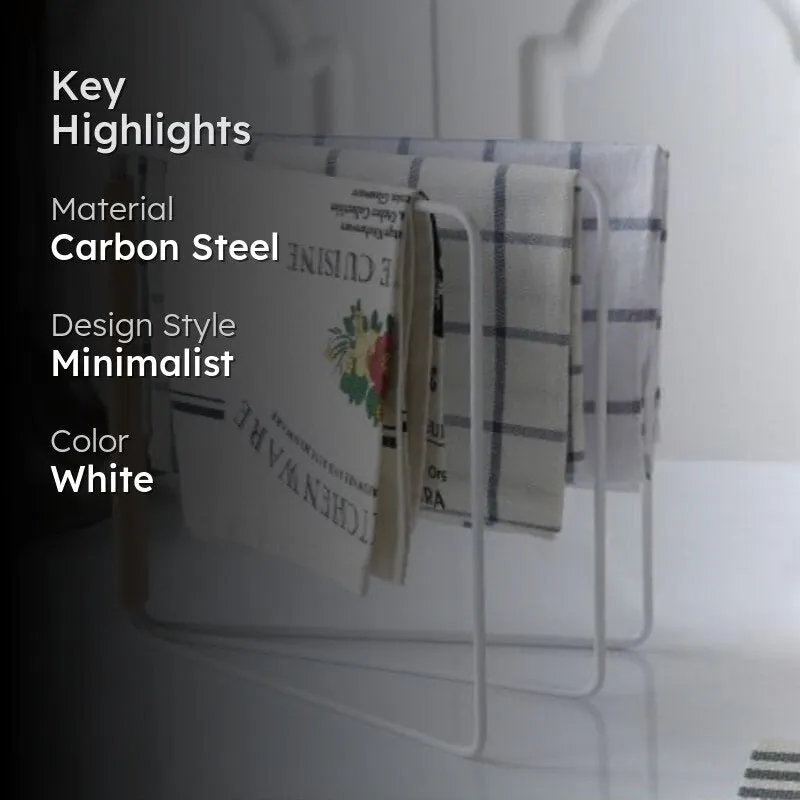 Wipe Mate Foldable Napkin Holder - Modern White Design media 2