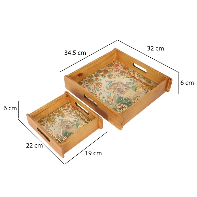 Royal Eden Wooden Serving Tray - Set of Two media 6