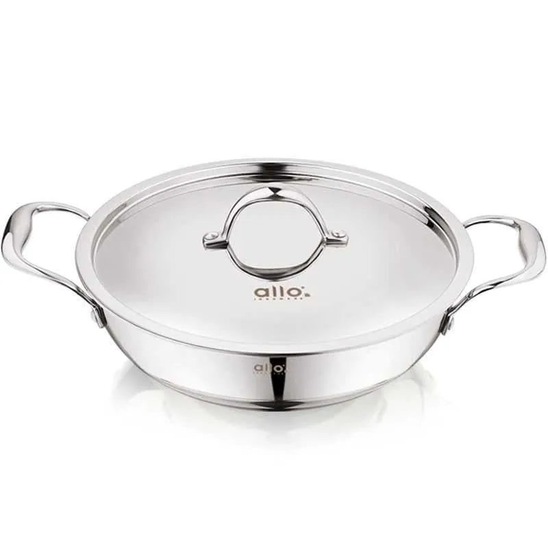 Suko Induction Safe Kadhai With Lid - 1200 mL / 7 Inches media 3