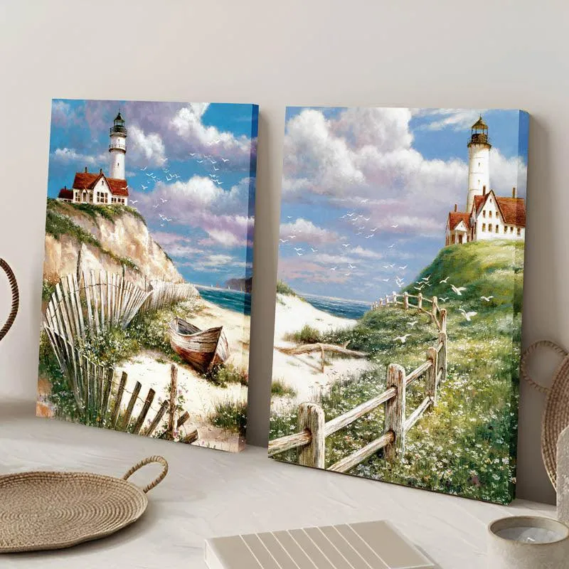 Cliff House Wall Art - Set Of Two media 3