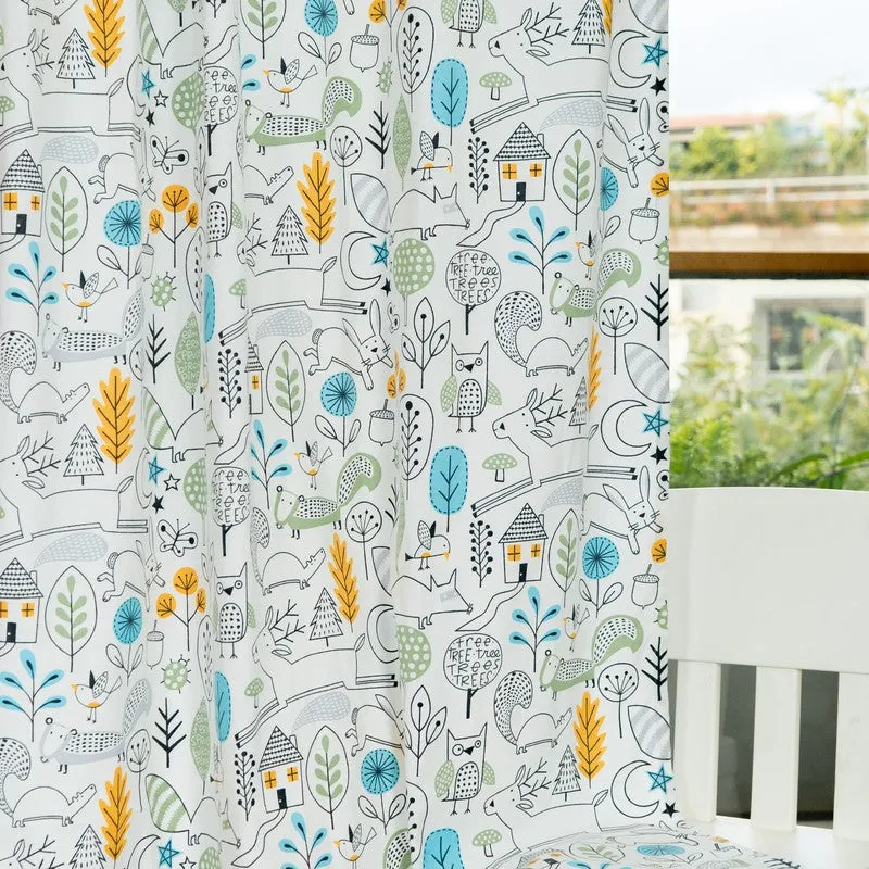 Tranquebar Home Color Yourself Cotton Curtains - Set Of Two media 3