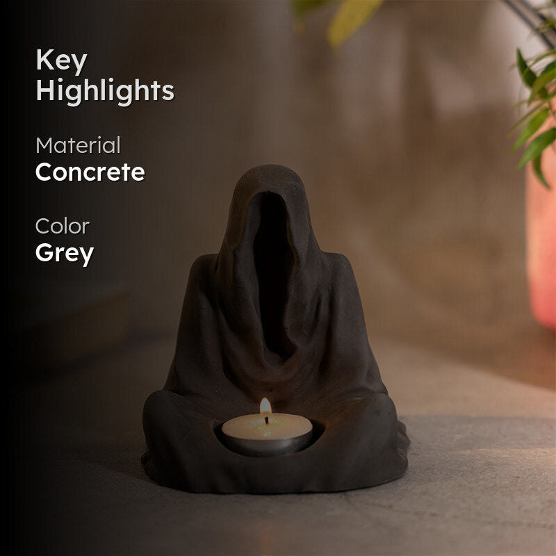 Monk Hood Tealight Candle Holder media 2