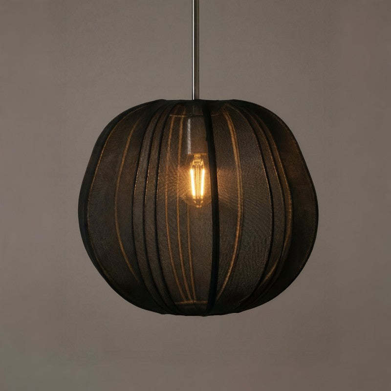 Fig Living Luxe Collection Ceiling Lamp - Black & Silver media 6