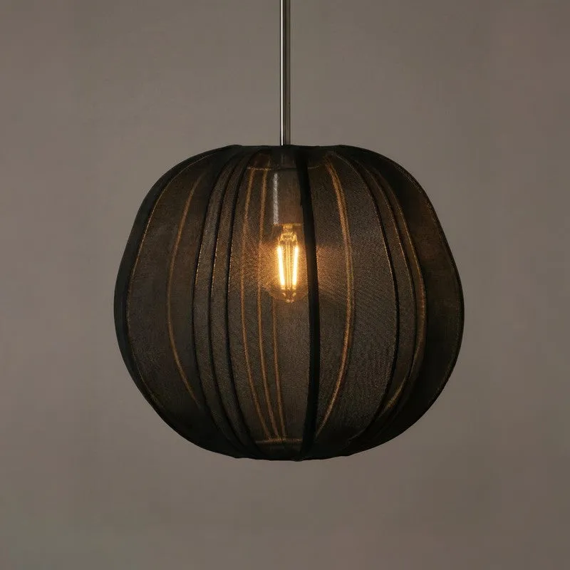 Fig Living Luxe Collection Ceiling Lamp - Black & Silver media 6