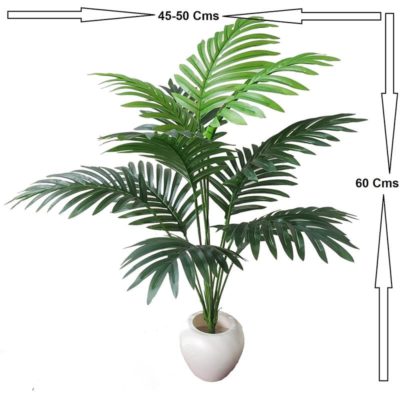 Faux Areca Laceolata Plant without Pot - 55 Cms media 7