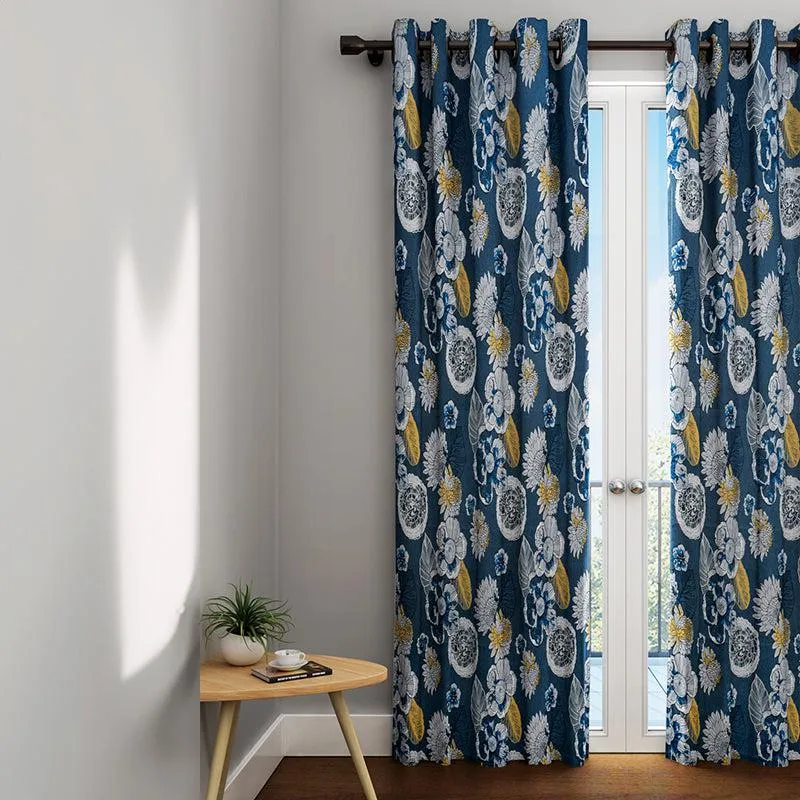 Lama Floral Curtain media 1