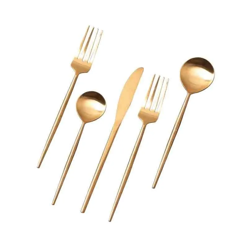 Miaa Cutlery (Gold)- Set Of Five media 4