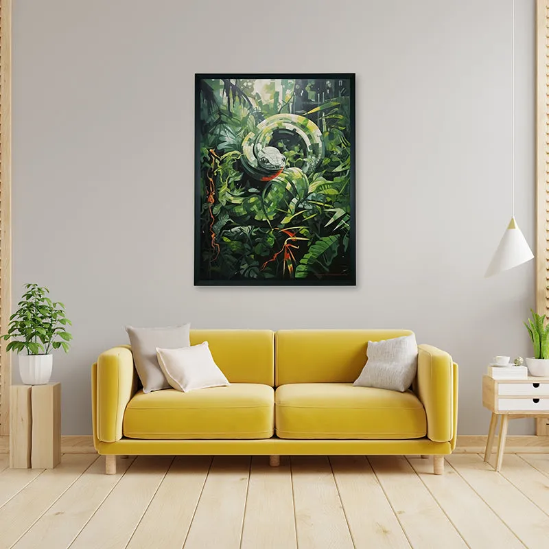 Snake Swirl Canvas Wall Art media 5