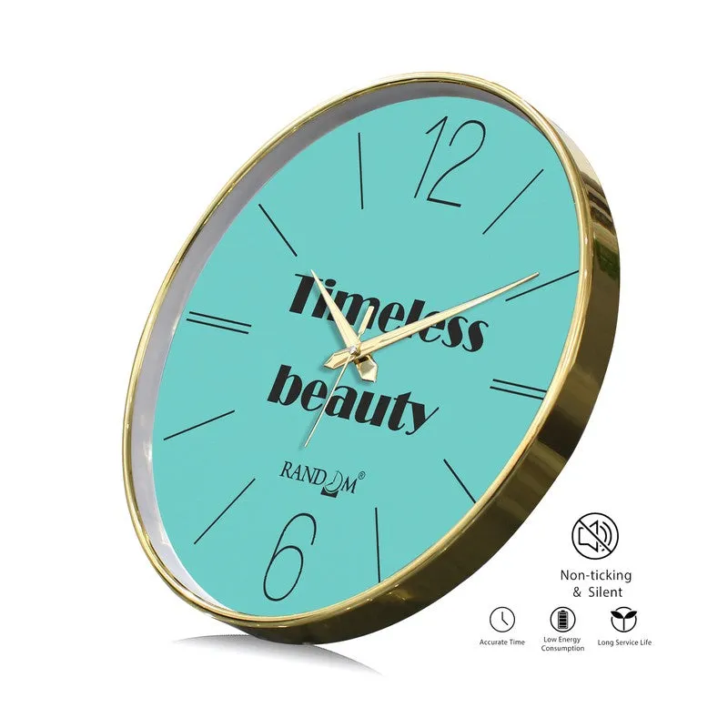 Timeless Beauty Round Analog Wall Clock - Blue media 7