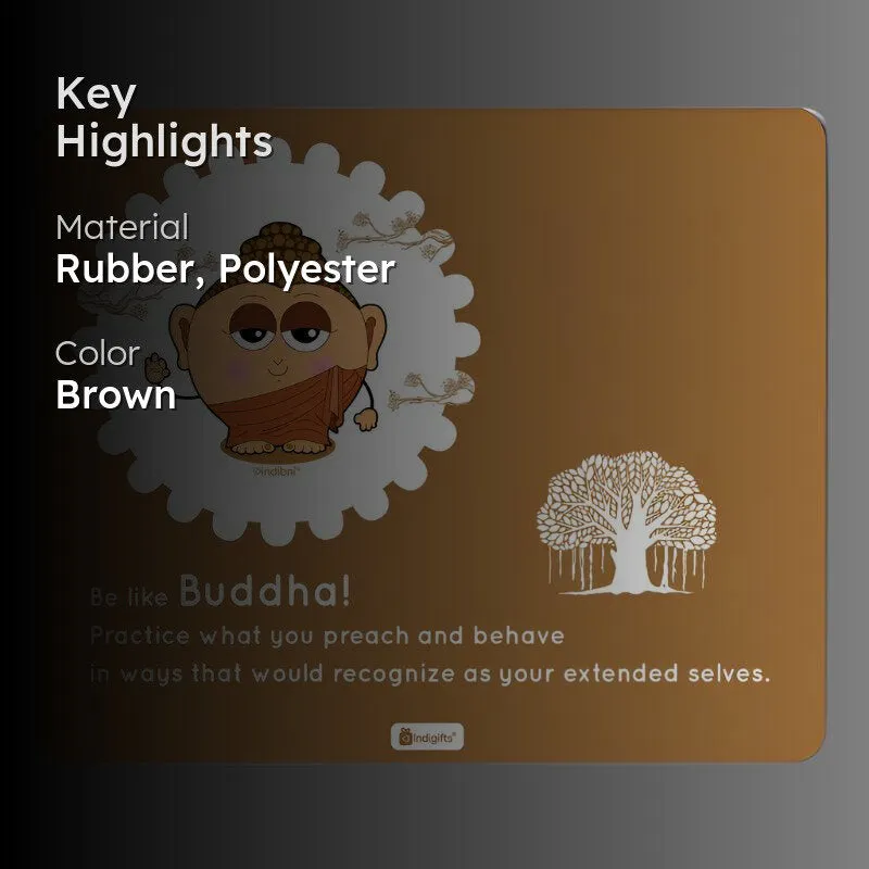 Whimsy Cute Buddha Mouse Pad media 2